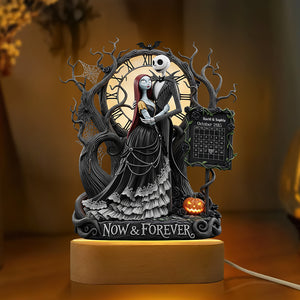 Now & Forever Halloween Led Light - Personalized Gifts For Couple 01QHDT290825-Homacus