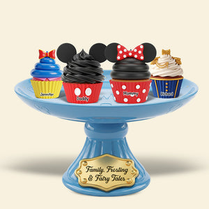 Family Cupcakes Acrylic Plaque Personalized Gifts For Family 05OHQN040625-Homacus