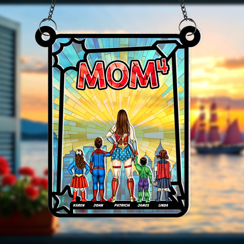 Personalized Gifts For Mom Suncatcher, Mom Exponents 03qhqn130225pa-Homacus