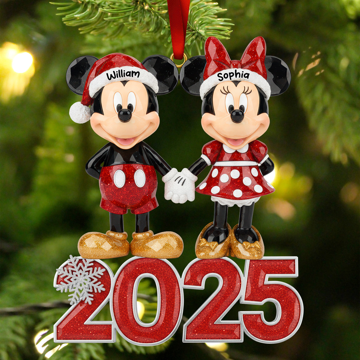 Funny Holiday Acrylic Ornament - Personalized Gifts For Couple 09hyqn201125-Homacus