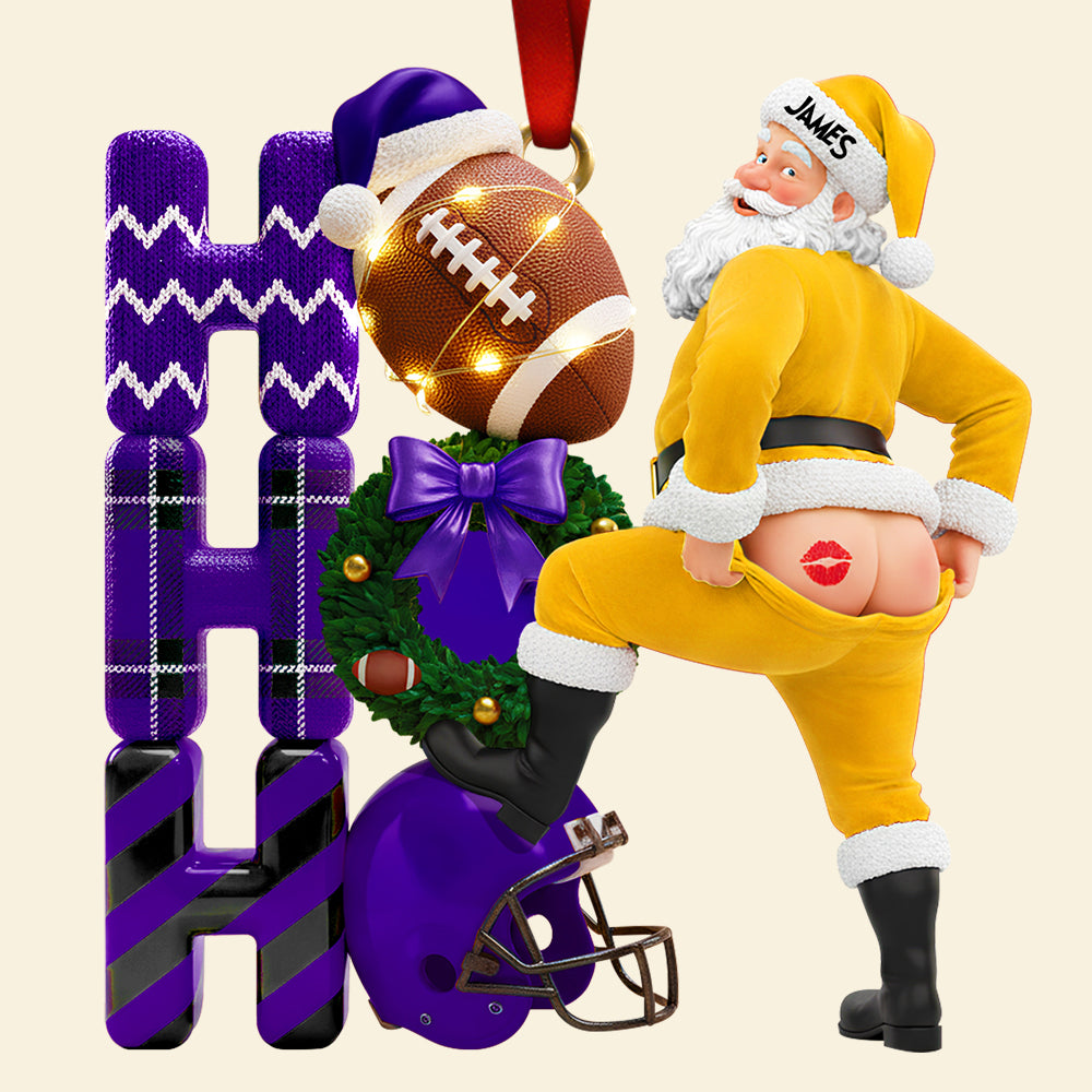 Funny Santa Christmas Ornament Personalized Gifts 01OHDT251025-Homacus