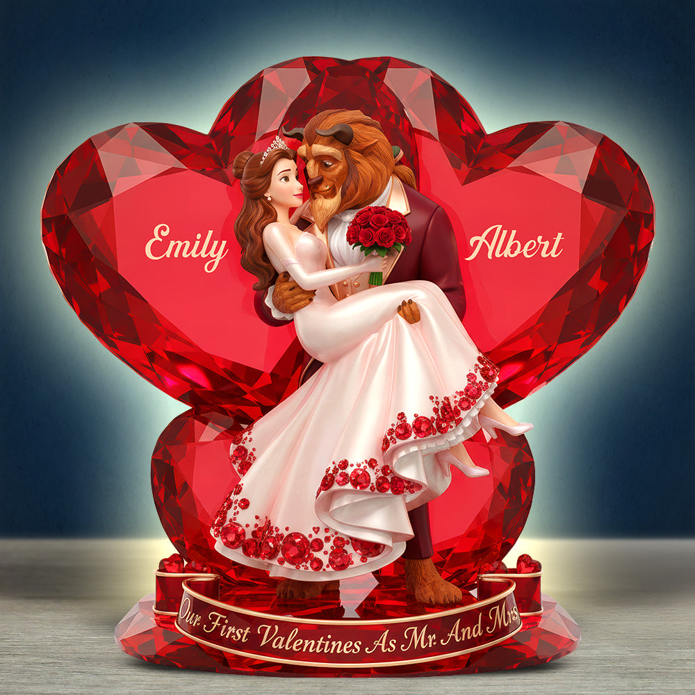 Couple's First Valentine Light Box - Personalized Gift For Couples 04NAQN021225-Homacus