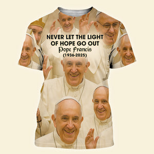 Never Let The Light Of Hope Go Out Shirt - Gift For Christian 01NAQN230425-Homacus