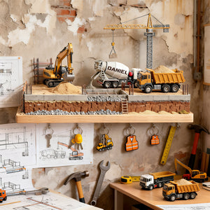 Construction Acrylic Key Hanger - Personalized Gifts For Construction Workers 05hylu150126-Homacus