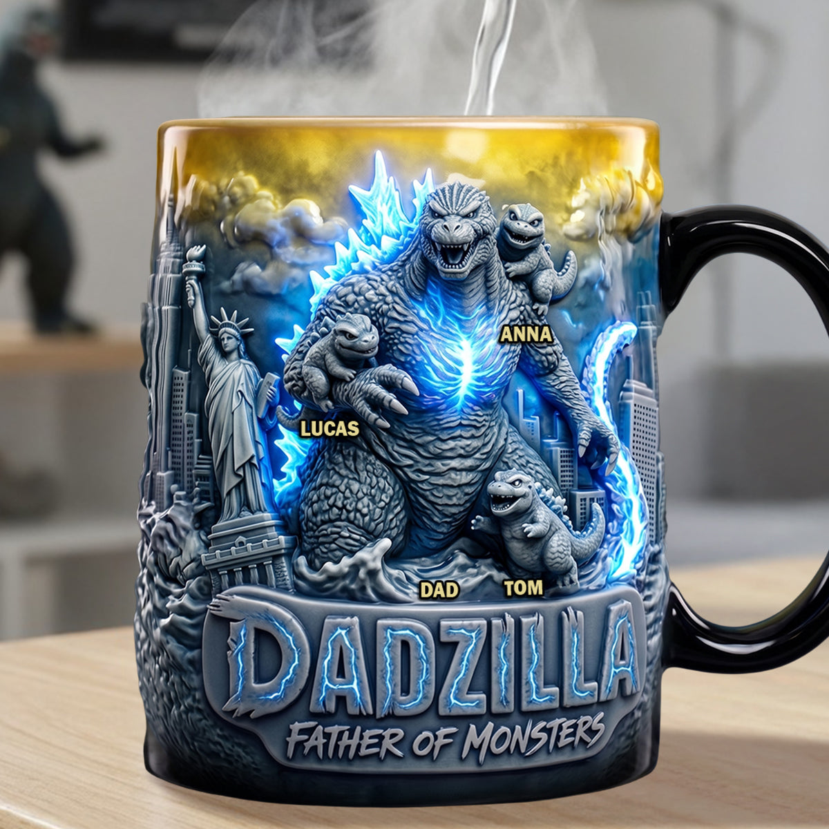 Arc Giant Creature Dad Magic Mug - Personalized Gifts For Dads 02qhdt160526-Homacus