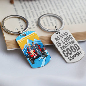 Personalized Gifts For Off Road Couple Stainless Steel Keychain 05toqn200724pa-Homacus