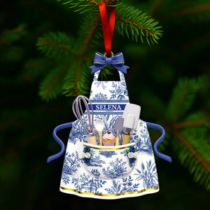 Baking Apron Ornament - Personalized Gifts For Cooking Lovers 01pglu071125-Homacus