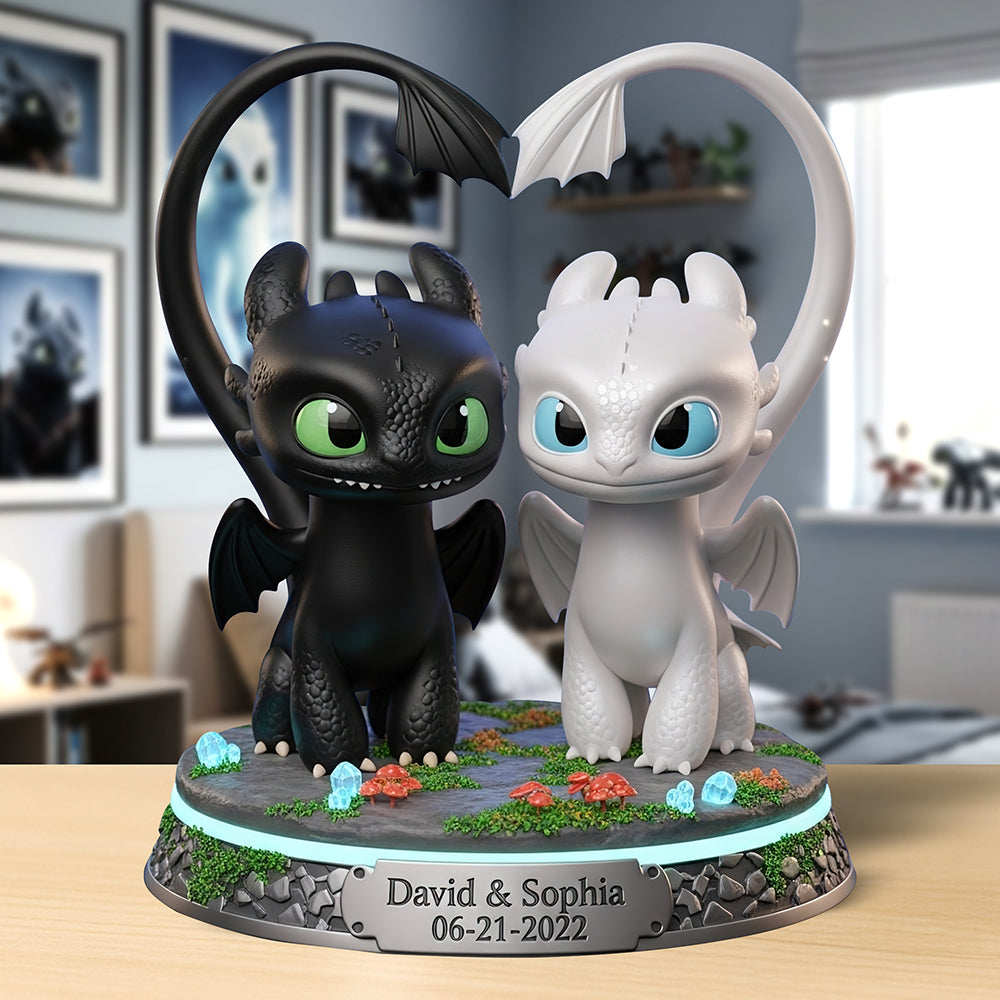 Fantasy Creature Acrylic Plaque - Personalized Gifts for Couple 01toqn240625-Homacus