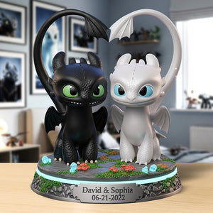 Fantasy Creature Acrylic Plaque - Personalized Gifts for Couple 01toqn240625-Homacus