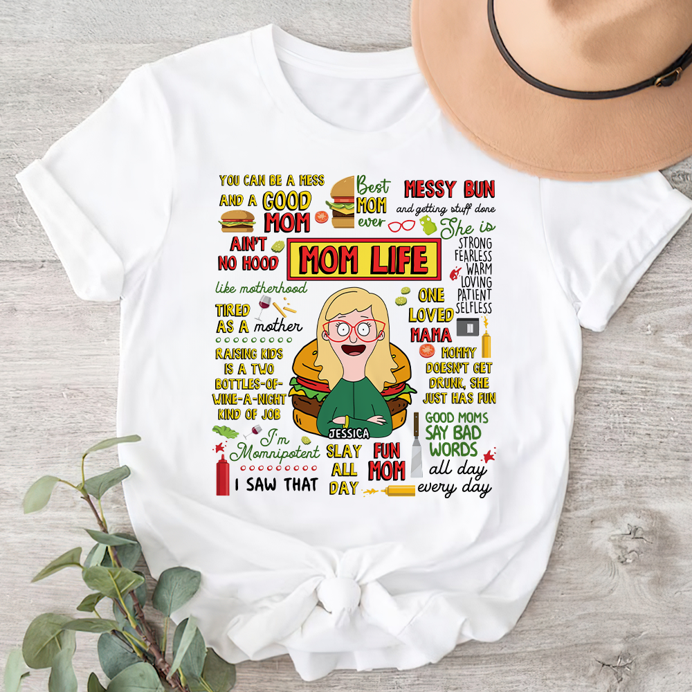 Personalized Gifts For Mom Shirt Mom Life 02hupu150225hg-Homacus