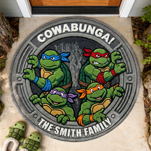 Playful Hero Squad Welcome Mat - Personalized Gift For Family 04NALU040226-Homacus