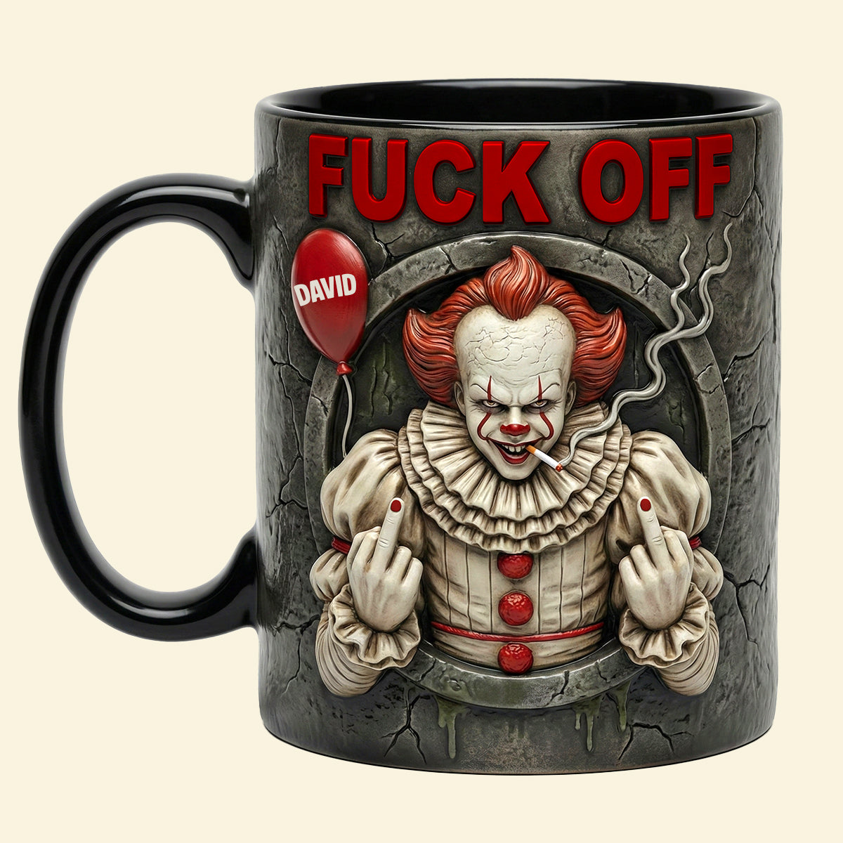Funny Rude Horror Coffee Accent Mug - Personalized Gift For Horror Lovers 05NATN290126-Homacus