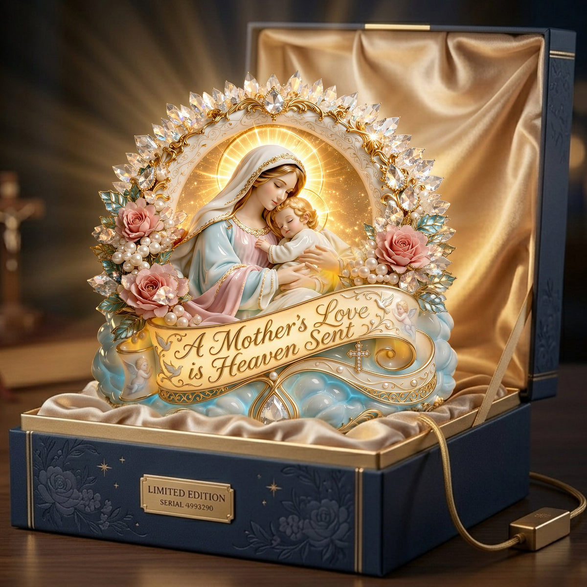Blessed Mother Love Light Box – Gift For Christian 02TYLU280326-Homacus