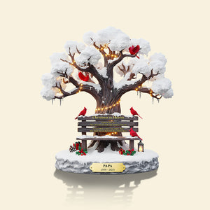 Personalized Christmas Memorial Heaven Gifts For Family Cardinal Acrylic Plaque 04tota230925-Homacus