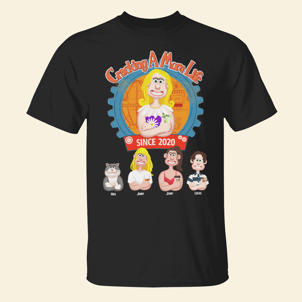 Personalized Gifts For Mom Shirt 01totn260225pa Cracking A Mom Life-Homacus