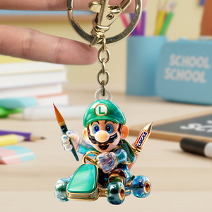 Personalized Gifts For Car Game Fans Keychain, Back To School 05TGPU170625-Homacus