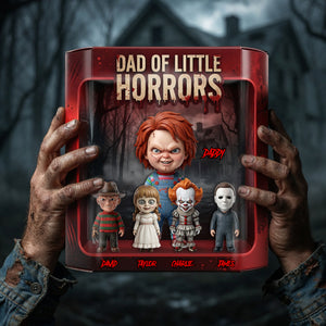 Dad Of Little Horrors Acrylic Plaque - Personalized Gifts For Dads 01nalu040526-Homacus