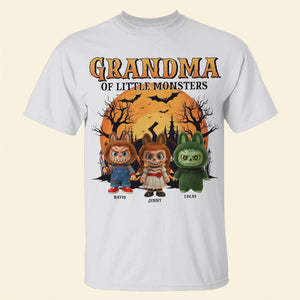 Spooky Monsters Personalized Gifts For Grandma Shirt 03natn160725-Homacus