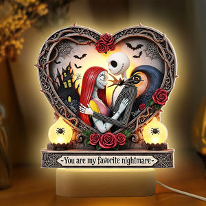 Spooky Night LED Light - Personalized Gifts For Couple 01qhqn230525-Homacus