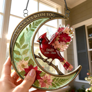 Heavenly Light Memorial Suncatcher Ornament - Personalized Gifts For Heaven 04NATN270226-Homacus