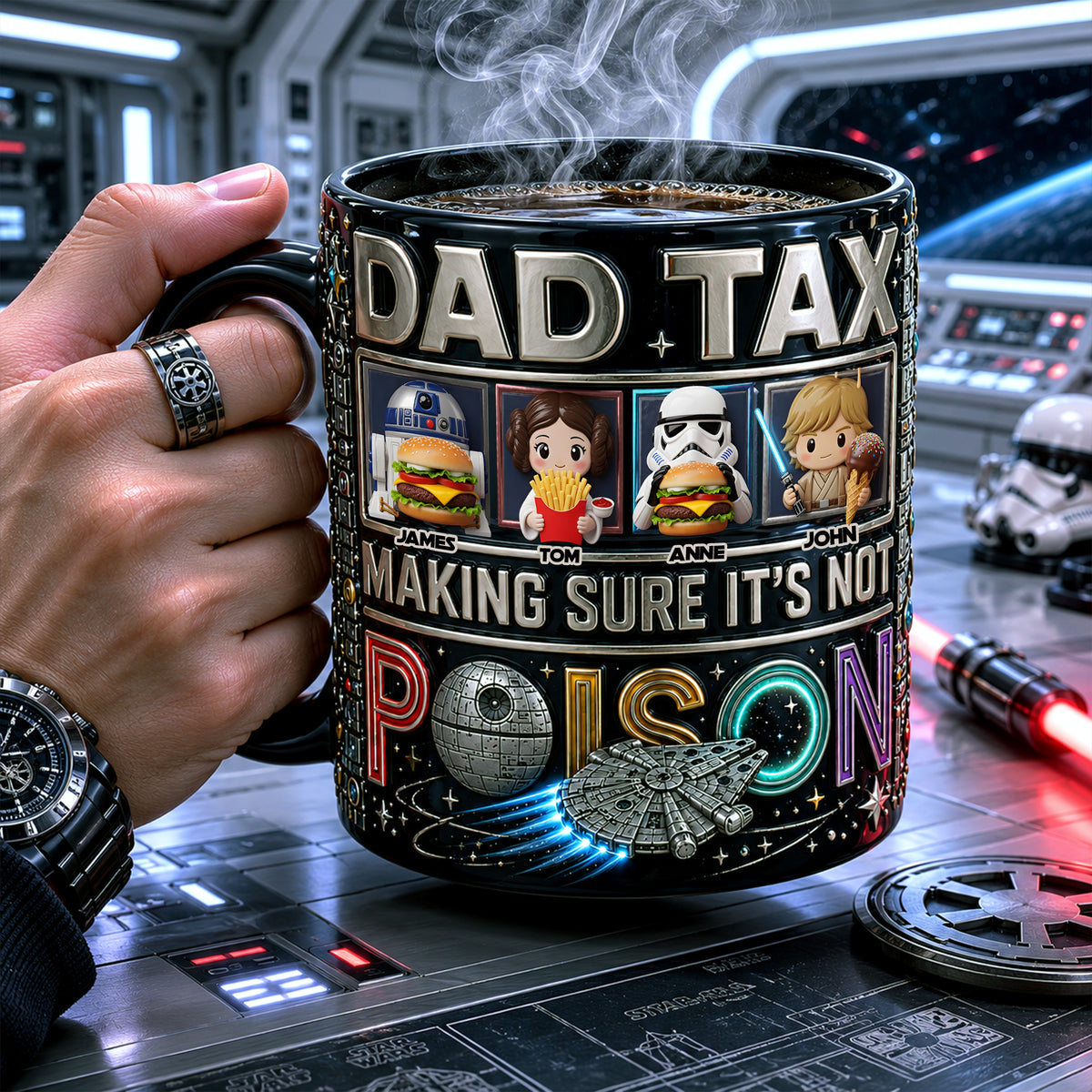 Dad Tax Magic Coffee Mug - Personalized Gifts For Dad 05palu260526-Homacus