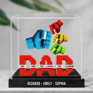 Legend Fist Bump Dad Acrylic Plaque Personalized Gifts For Dad 06OHQN170525-Homacus