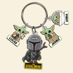 Personalized Gifts For Dad Keychain With Charms 06hutn130524-Homacus