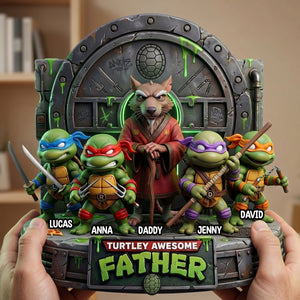 Awesome Father Acrylic Plaque - Personalized Gifts For Dads 02natn080526-Homacus