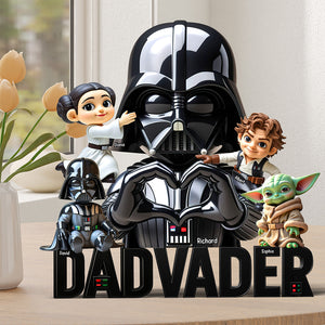 The Strongest Dad Acrylic Plaque Personalized Gifts For Dad 04NAQN070525-Homacus