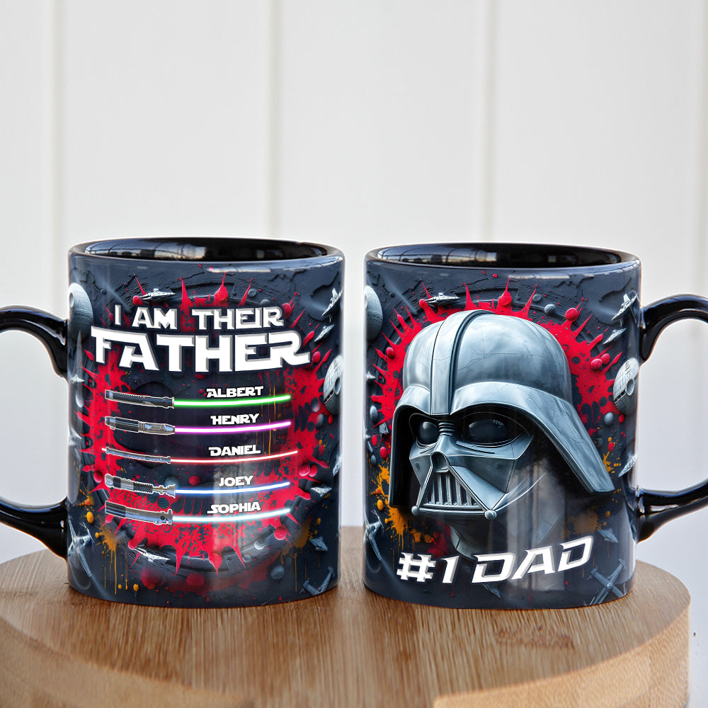 Personalized Gifts For Dad Coffee Mug - I Am Their Father 02HULU090425-Homacus