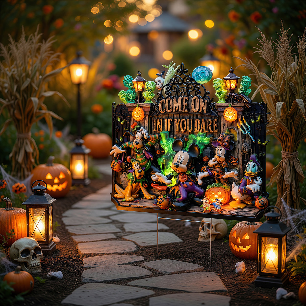 Scared Squad Yard Sign - Personalized Halloween Decor 03QHDT030826