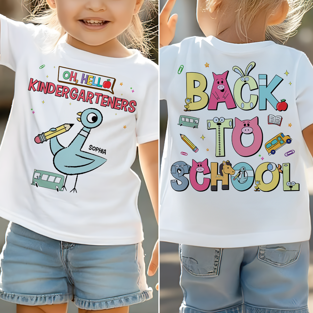 Back To School Kid Shirt - Personalized Gifts For Kid 01HUPU120725-Homacus