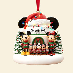 Cute Cartoon Family Personalized Gifts For Family Christmas Ornament 01totn271025-Homacus