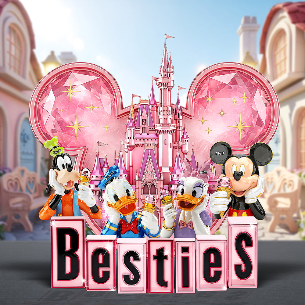 Cartoon Friends Acrylic Plaque – Personalized Gifts For Besties 03ohqn060625-Homacus