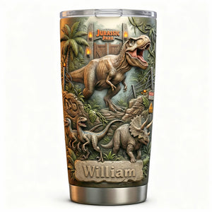 Dinosaur Tumbler Personalized Gifts For Dinosaur Lovers 01patn170126-Homacus