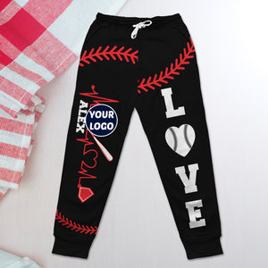 Personalized Gifts For Baseball Lover Sweatpant 01OHMH031224-Homacus