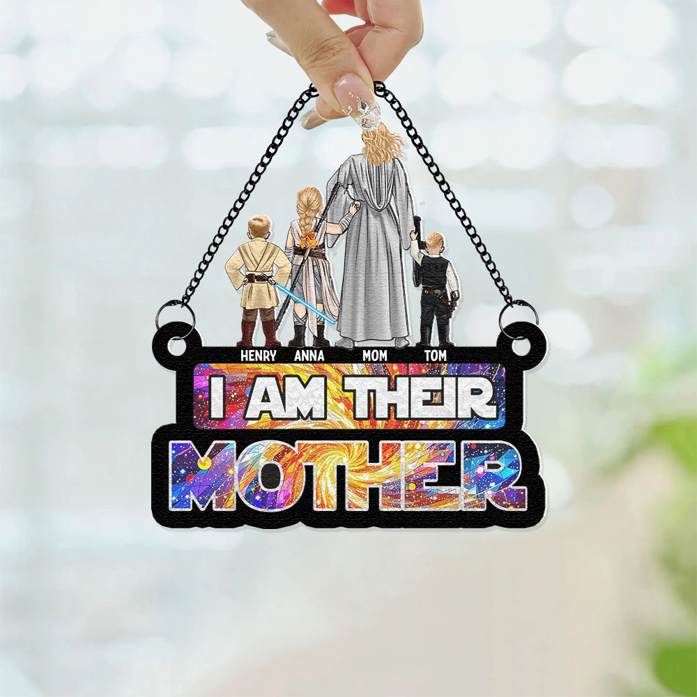 Personalized Gifts For Mom Suncatcher Ornament, Stunning Galaxy 01QHDT140225DAHHHG-Homacus