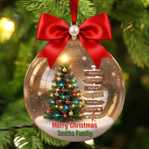 Family Tree Christmas Ornament – Personalized Gifts For Family 01hyqn191125-Homacus