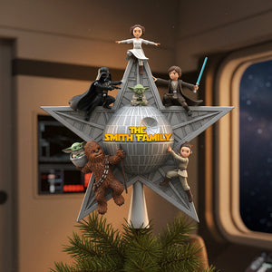 Personalized Gifts For Family Acrylic Christmas Tree Topper 01nata201125-Homacus