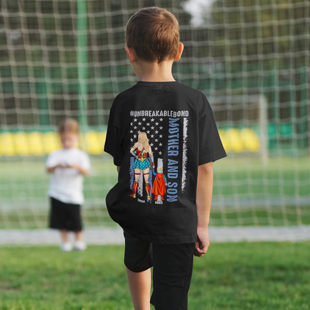 Personalized Gifts For Mom Shirt Unbreakable Bond Mother And Son 05acdt250324pa-Homacus