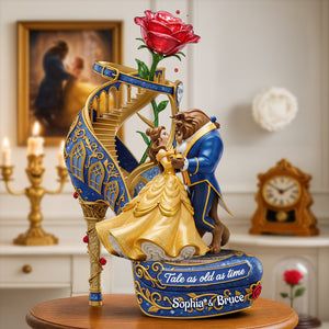 Romantic Rose Couple Acrylic Plaque - Personalized Gifts For Couple 02OHLU110725-Homacus