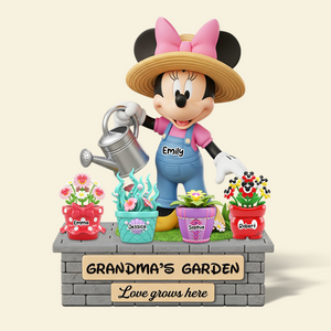 Grandma's Garden Acrylic Plaque - Personalized Gifts For Grandma 02napu020625-Homacus