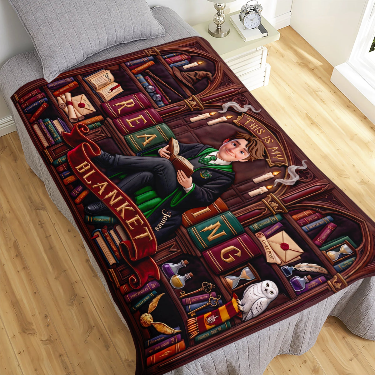 Storybook Dreams Blanket - Personalized Gift For Book Lovers 04PAQN140826