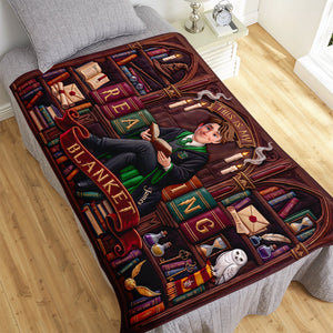 Storybook Dreams Blanket - Personalized Gift For Book Lovers 04PAQN140826