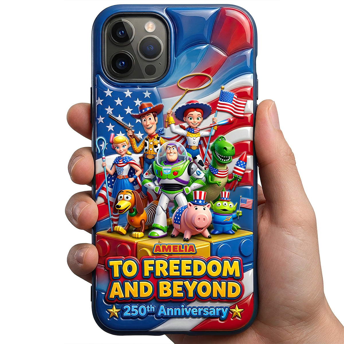 USA 250th Anniversary Phone Case - Personalized Gifts For Patriots 05tydt230626