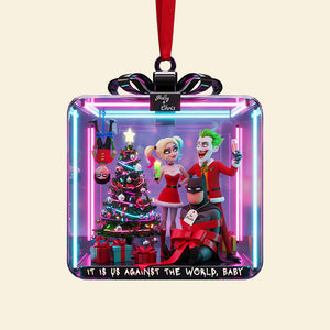 Mischievous Couple Personalized Gifts For Couple Christmas Ornament 01pata091025-Homacus