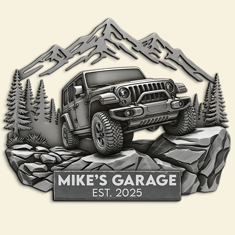 Garage Metal Sign - Personalized Gifts For Off-road Lovers 03qhpu040625-Homacus