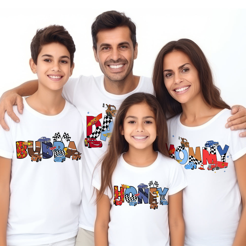 Personalized Gifts For Family Shirt The World Of Cars 01KALU160125 LMQN-Homacus