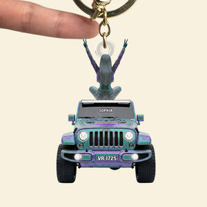 Ride & Shine Keychain - Personalized Gifts For Off Road Lovers 03OHTN170625-Homacus