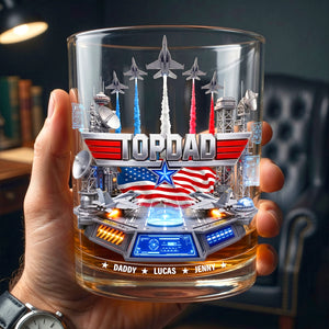 Sky Commander Round Glass - Personalized Gifts For Dad 02ohtn180526-Homacus